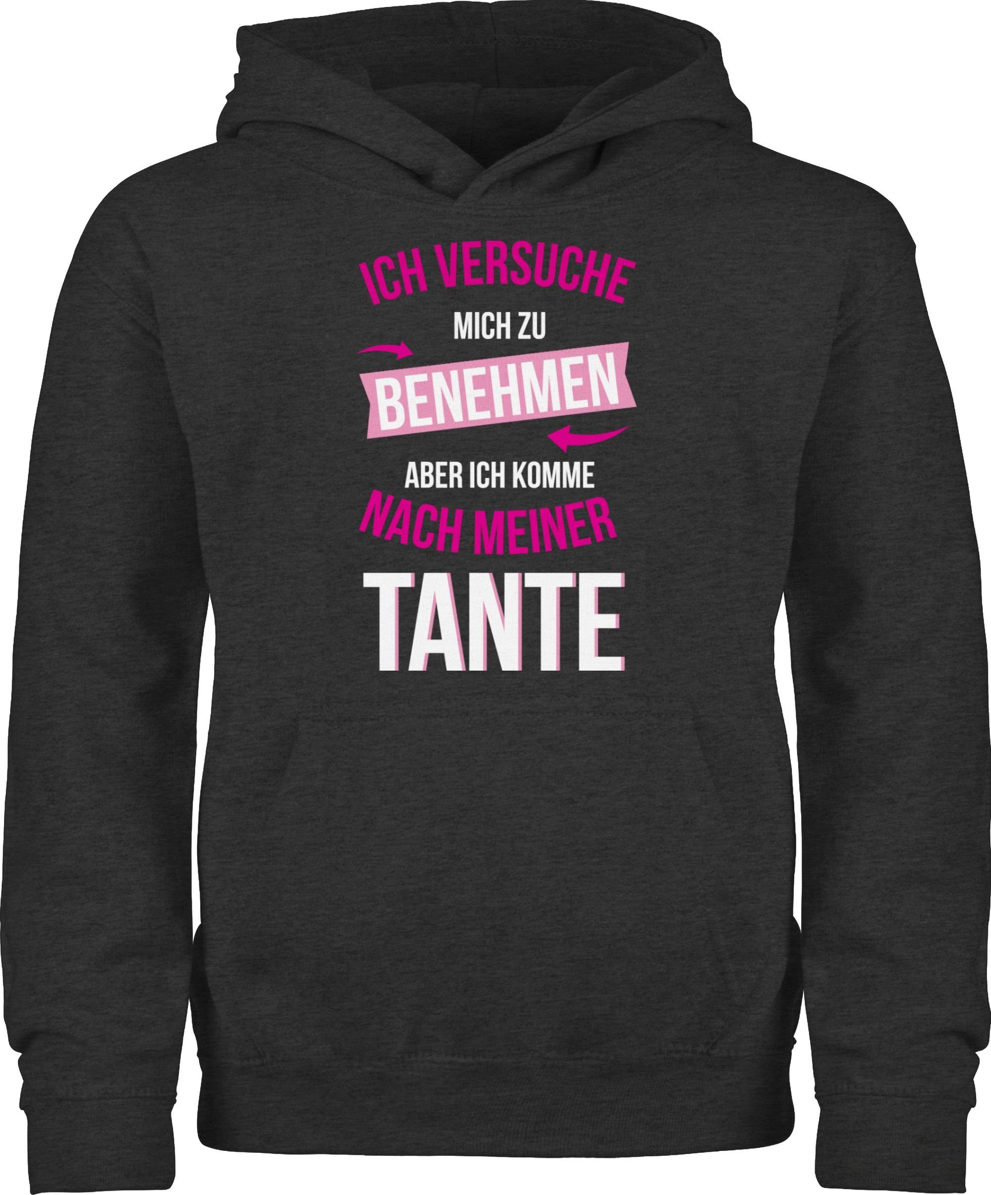 Shirtracer Hoodie »Ich versuche mich zu benehmen aber ich komme nach